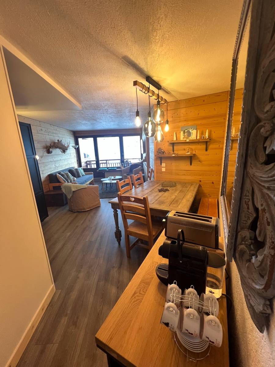 Loue à Val Thorens appartement 52m² - 3 chambres 7 couchages - ski aux pieds