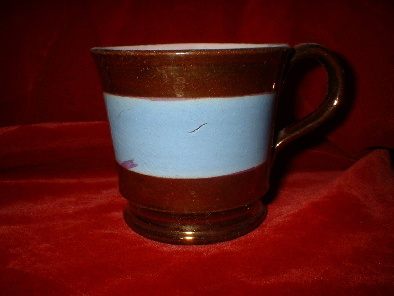 Vends chope, timbale et tasse en grès de Jersey, XIXème siècle, Angleterre