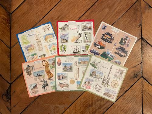 Timbres neufs Capitales Européennes