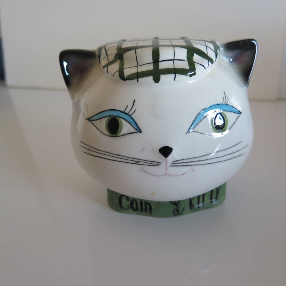 Tirelire Coin Kitty des années 60