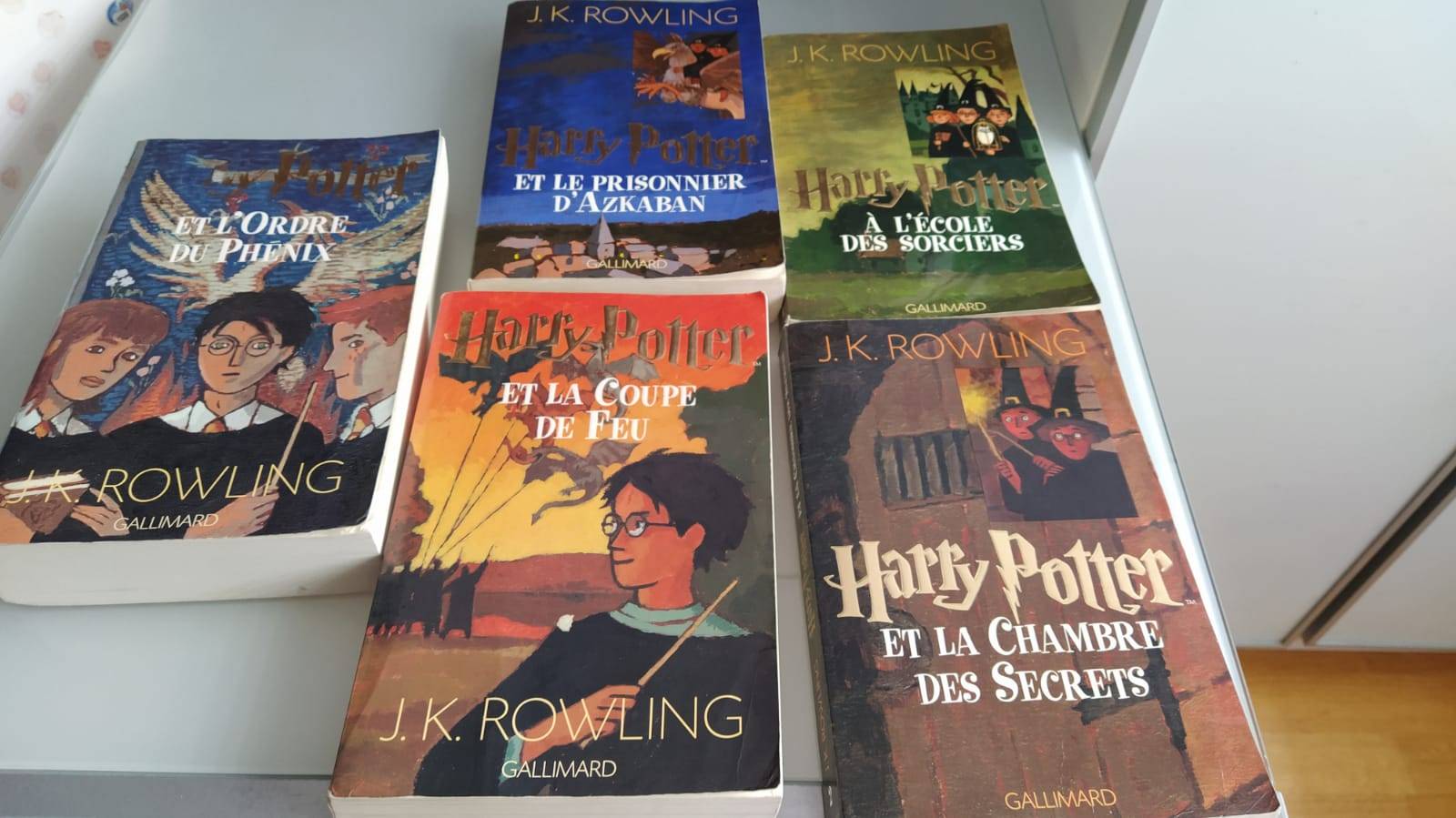 Tomes Harry Potter 1 à 5 Ancienne édition Gallimard on Gens de Confiance