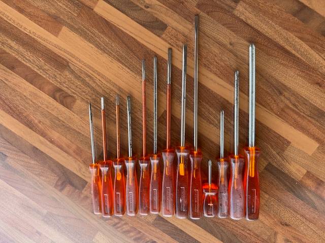 Lot de 13 tournevis Facom France