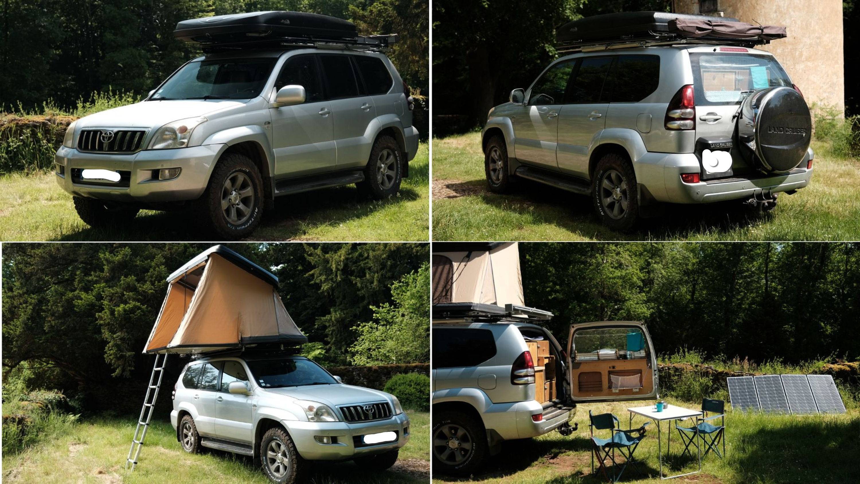 Vends Toyota Land Cruiser KDJ 120 aménagé, 2004, 232330km