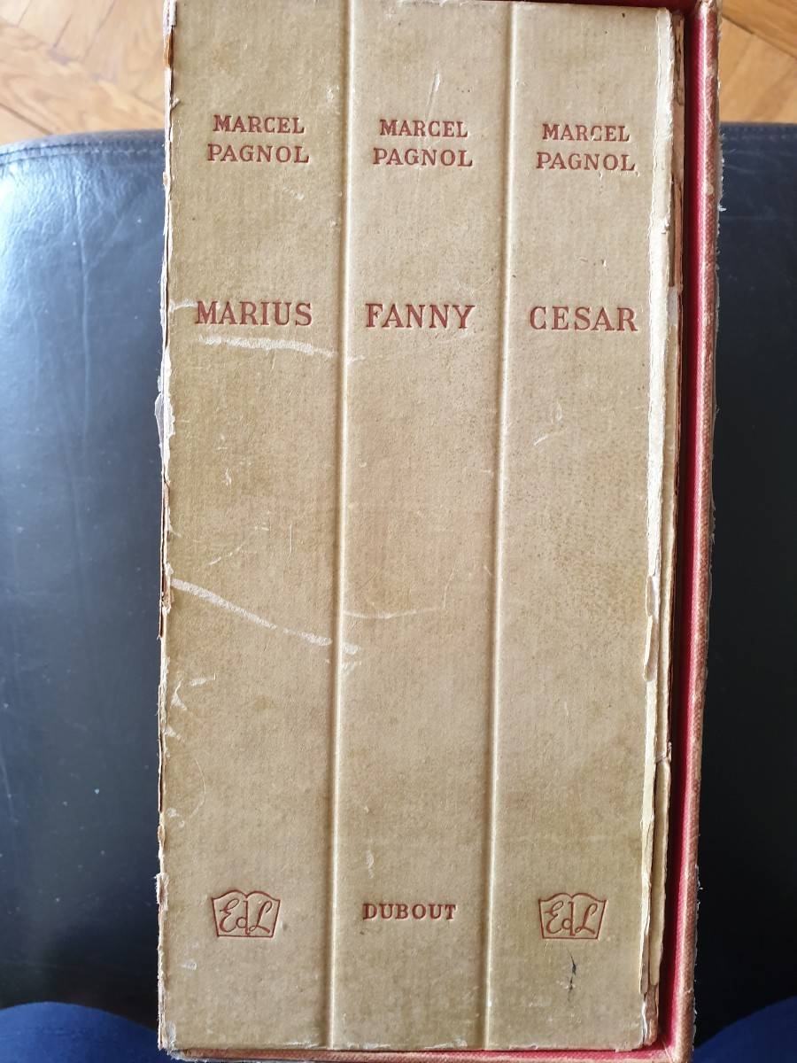 Trilogie Pagnol illustration Dubout exemplaires numérotés. Imprimé en suisse en 1949