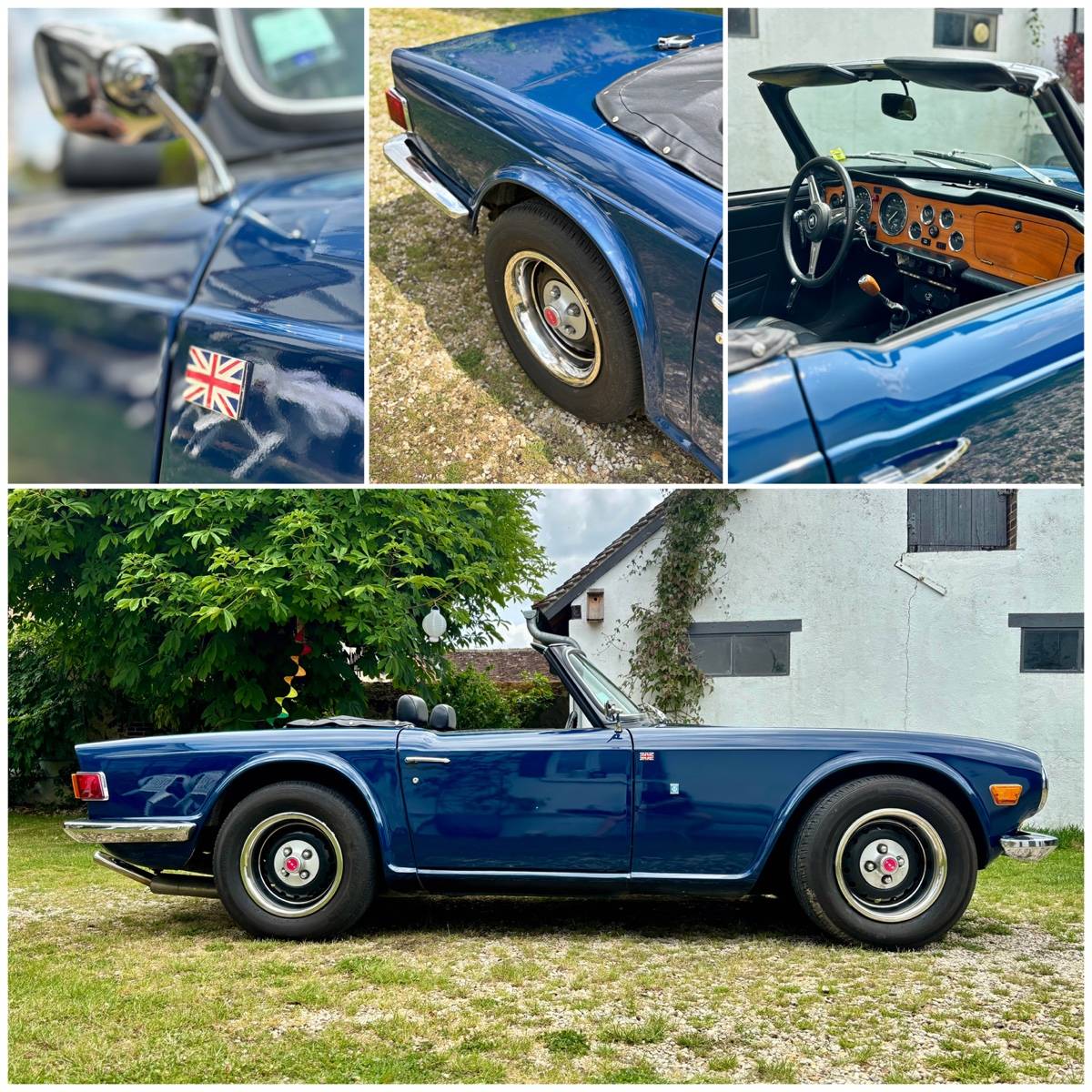 Triumph TR6 overdrive 1974 on Gens de Confiance