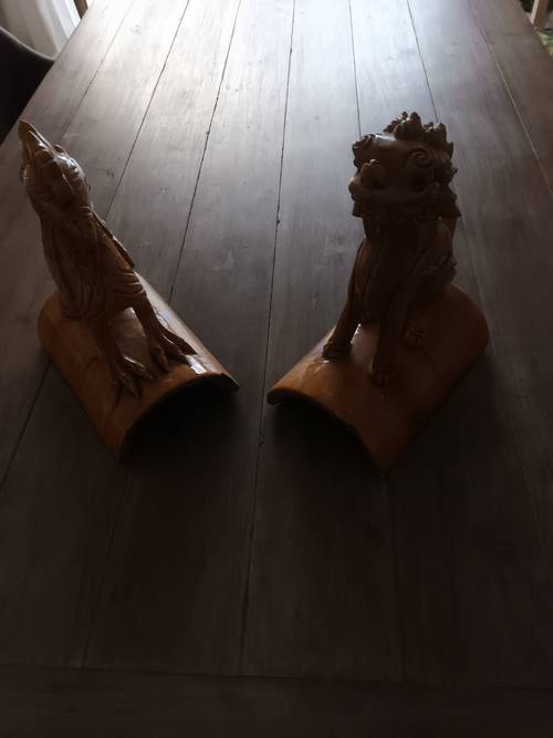 Tuiles décoratives style Ming