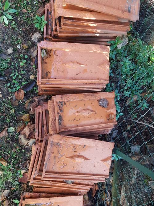 Lot de 250 tuiles montchanin losangées