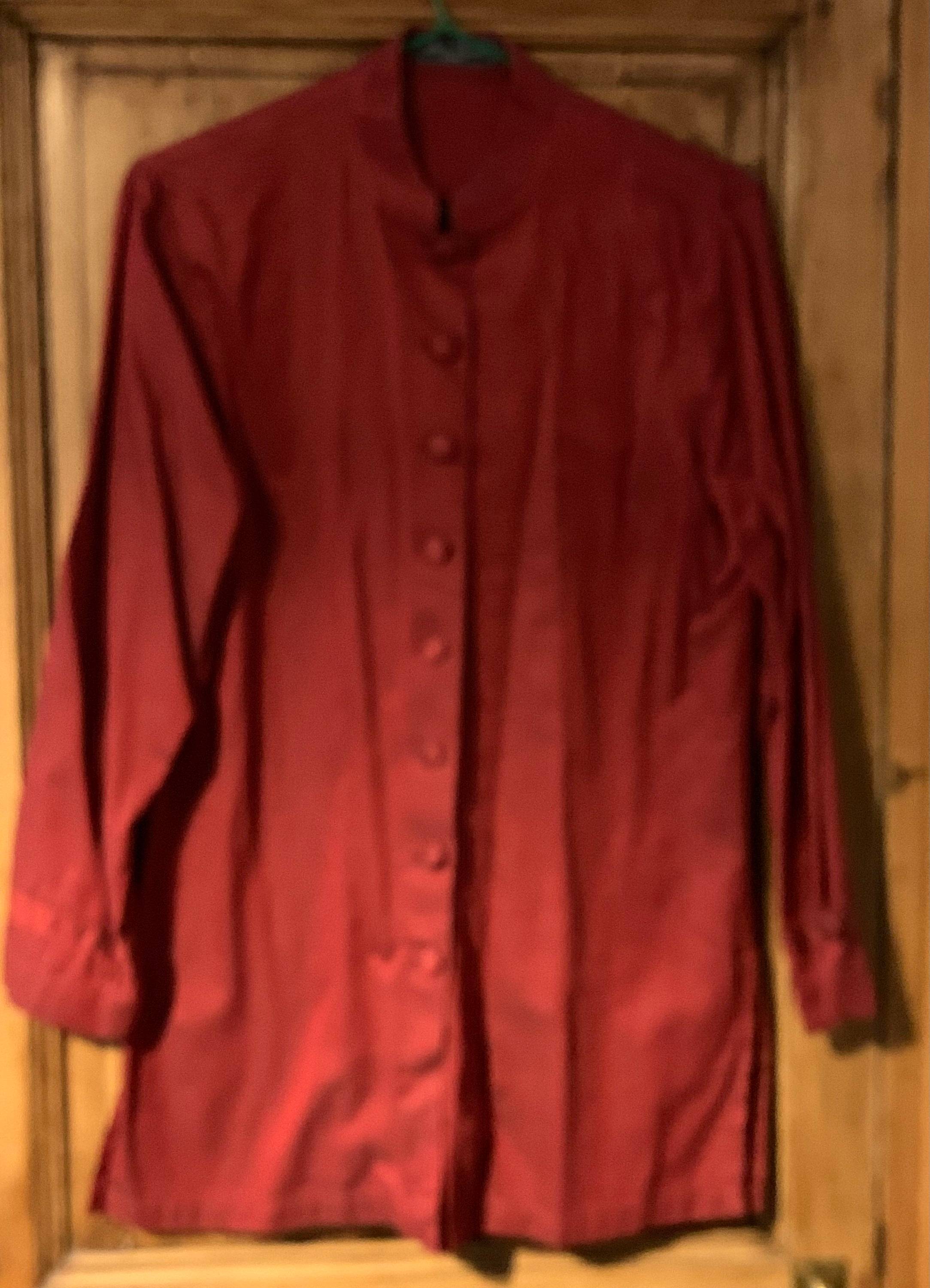 Vends tunique rouge foncé - Taille M Alain Figaret