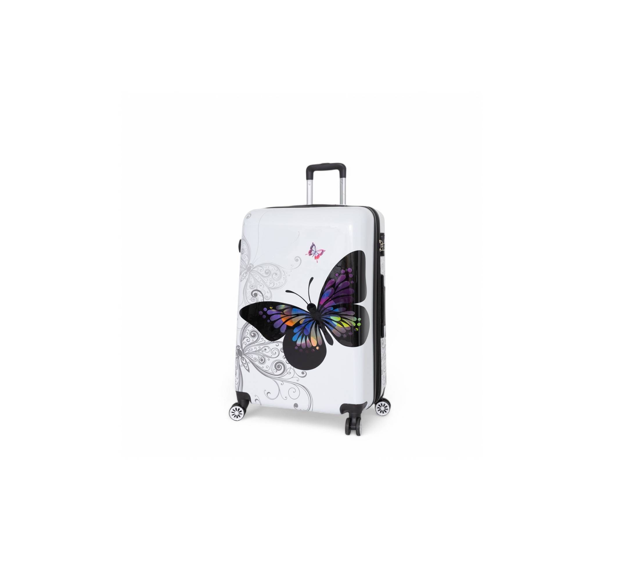 Valise Extensible à 4 Roues 75 cm Papillon