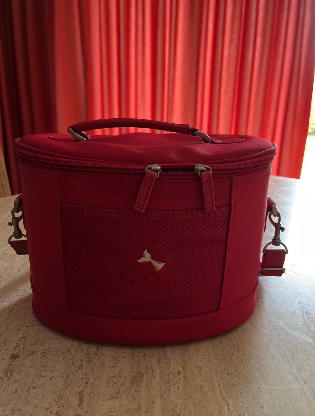 Vanity trousse de toilettes Chipie rouge