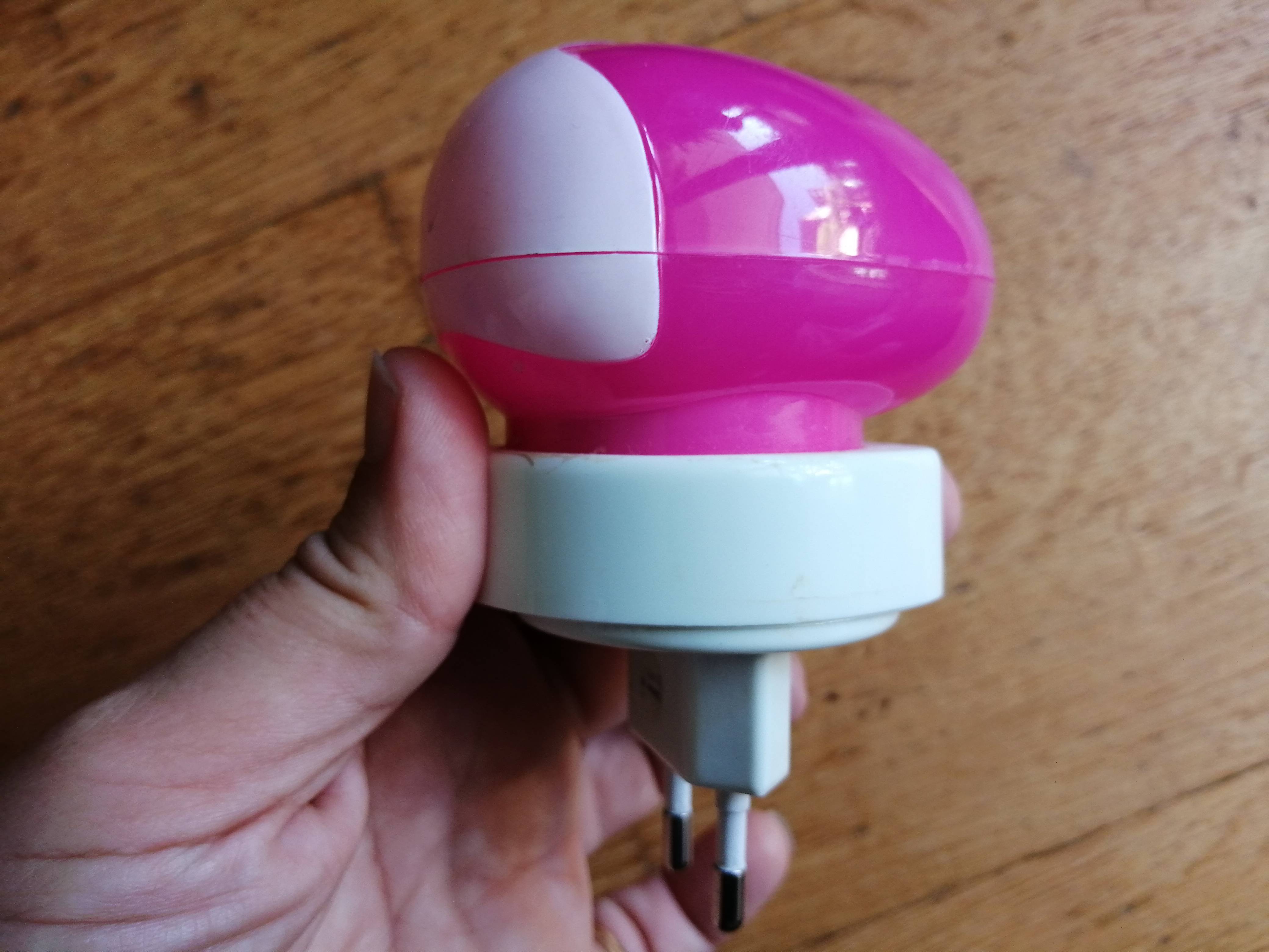 Veilleuse lumineuse rose Pabobo