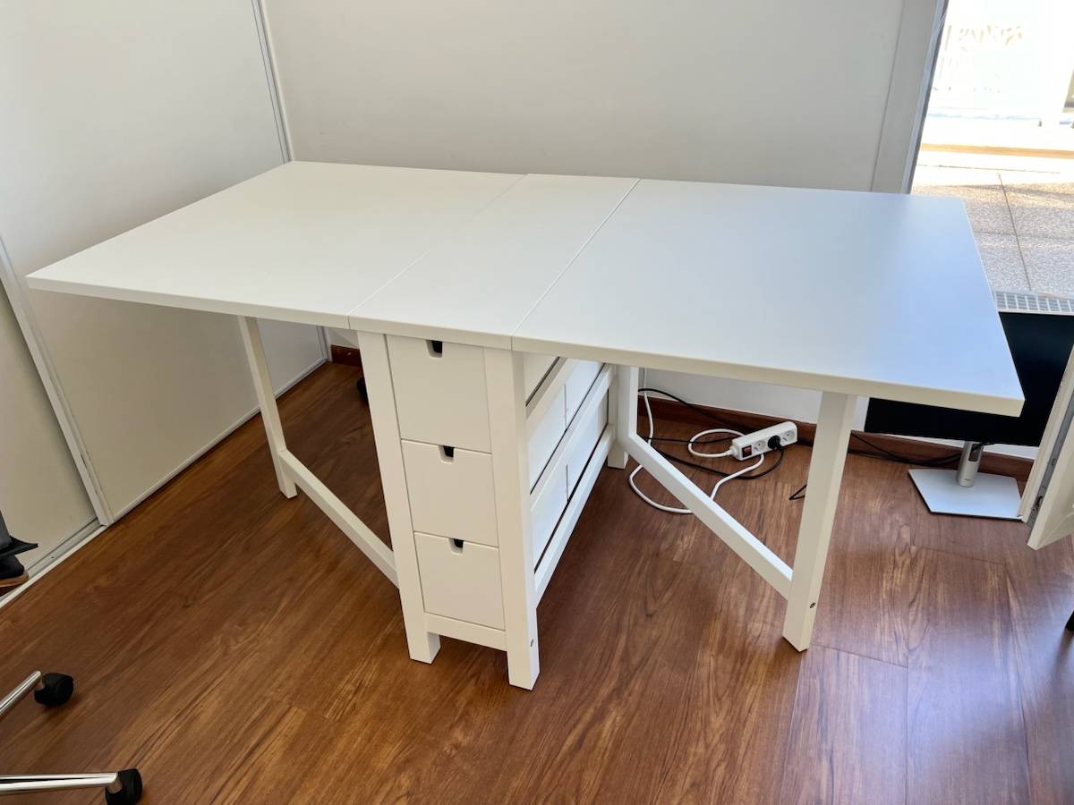 Venda IKEA NORDEN Table à rabat, bouleau, 26/89/152x80 cm très bon état