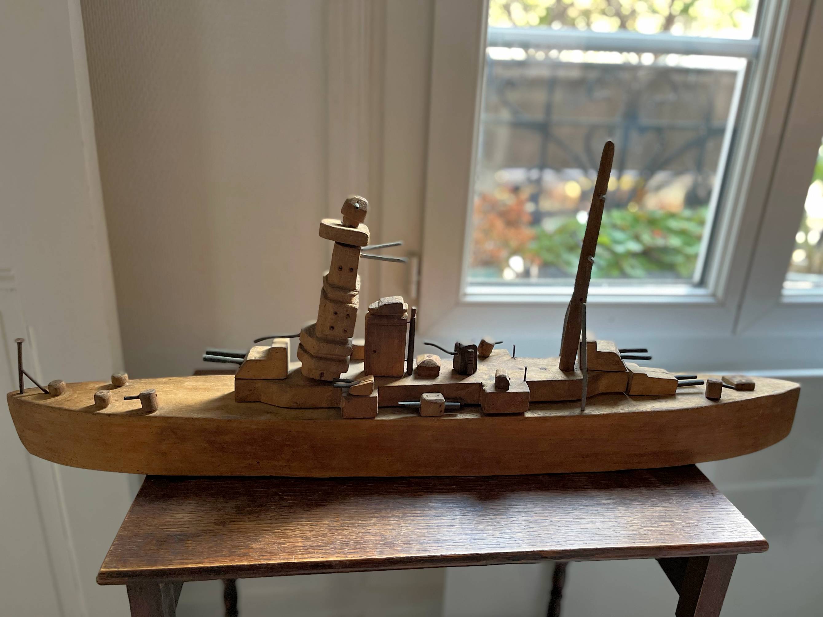 ANCIENNE MAQUETTE BATEAU USS SULLIVANS (Déjà monté , INCOMPLETE) REVELL