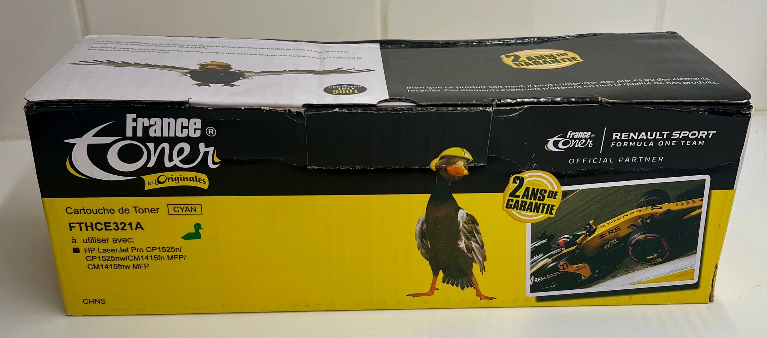 Vends cartouches de toner bleu, rouge et jaune pour imprimante HP Color LaserJet Pro 1410, 1415, 1520, 1525