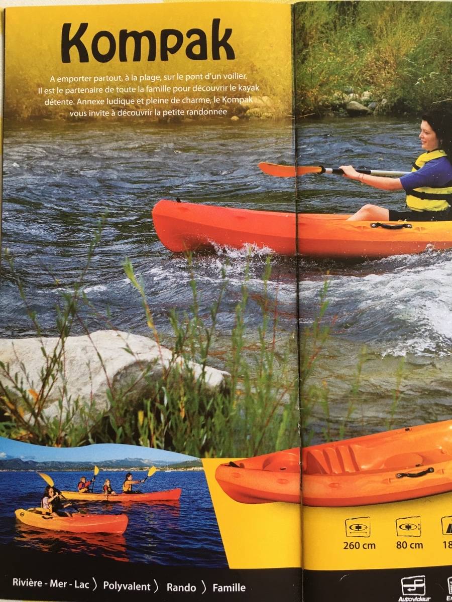 A vendre kayak rigide monoplace on Gens de Confiance