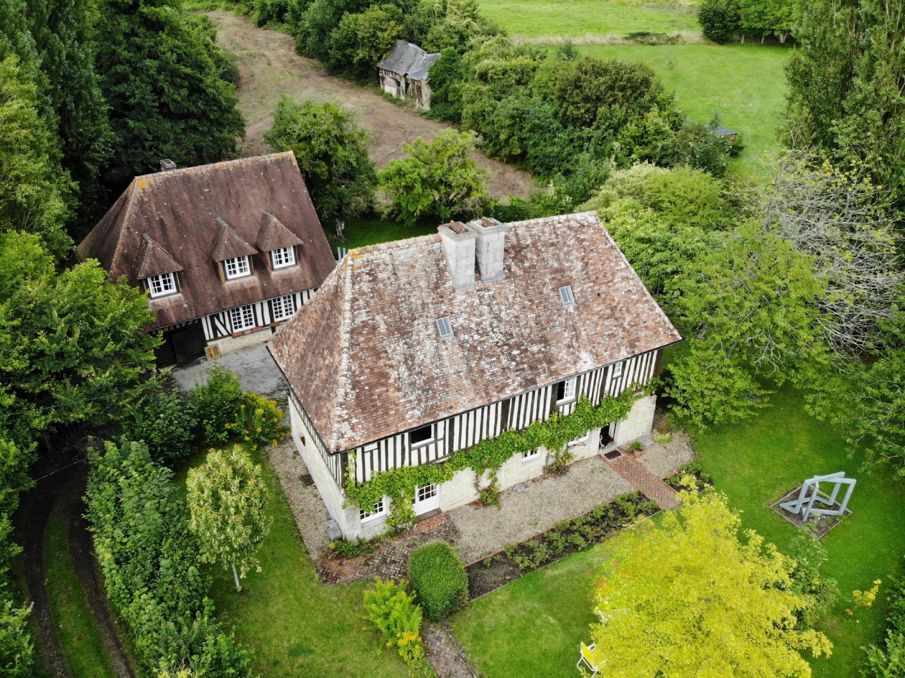 Vends Manoir normand - 6 chambres, 268m², La Roque-Baignard (14)