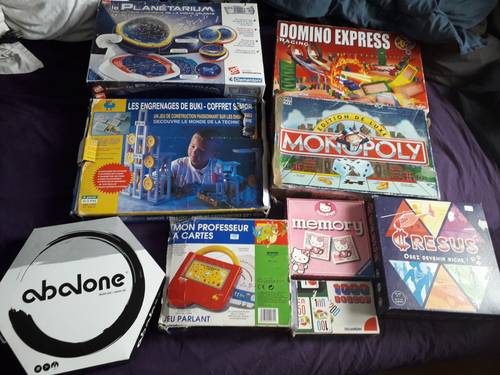 Vends plusieurs jeux de société