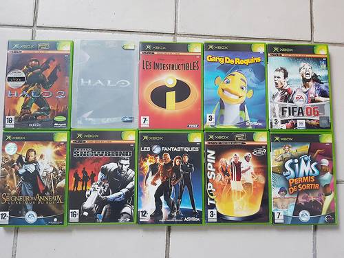 Vends un lot de jeux Xbox
