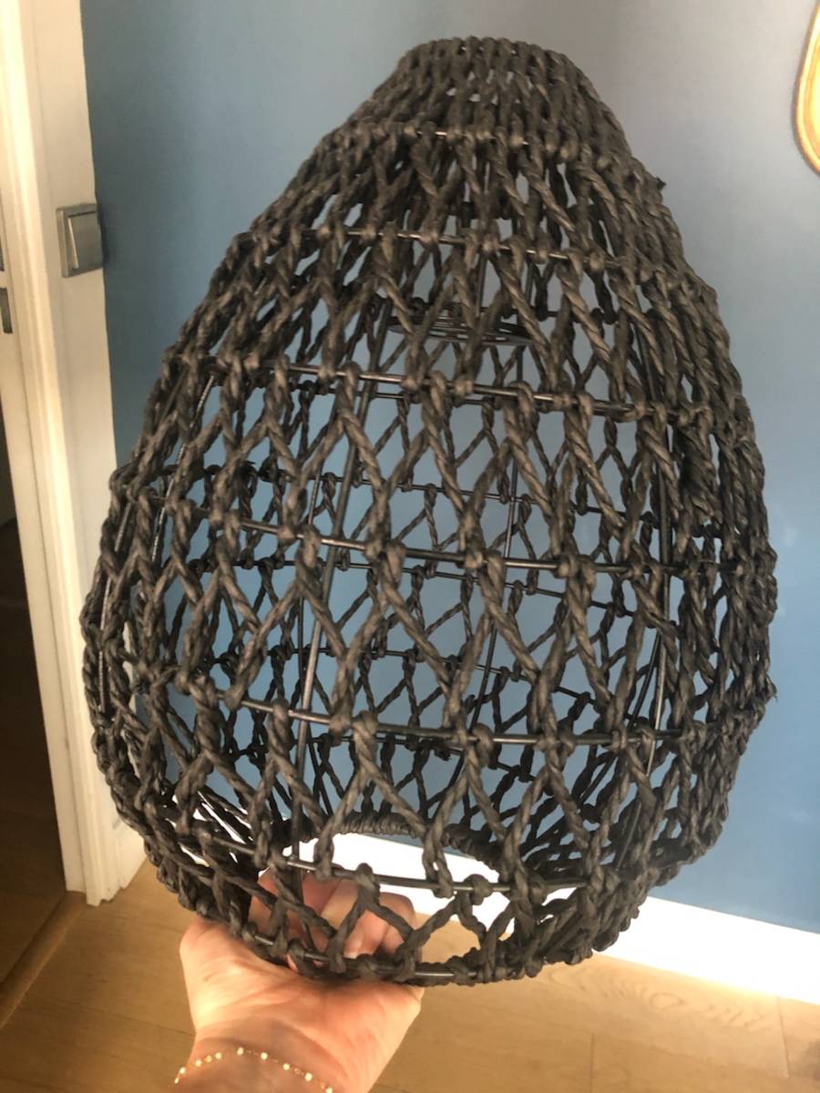 Vends abat-jour noir Casa