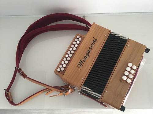 Vends accordéon diatonique neuf mengascini D212E avec valise