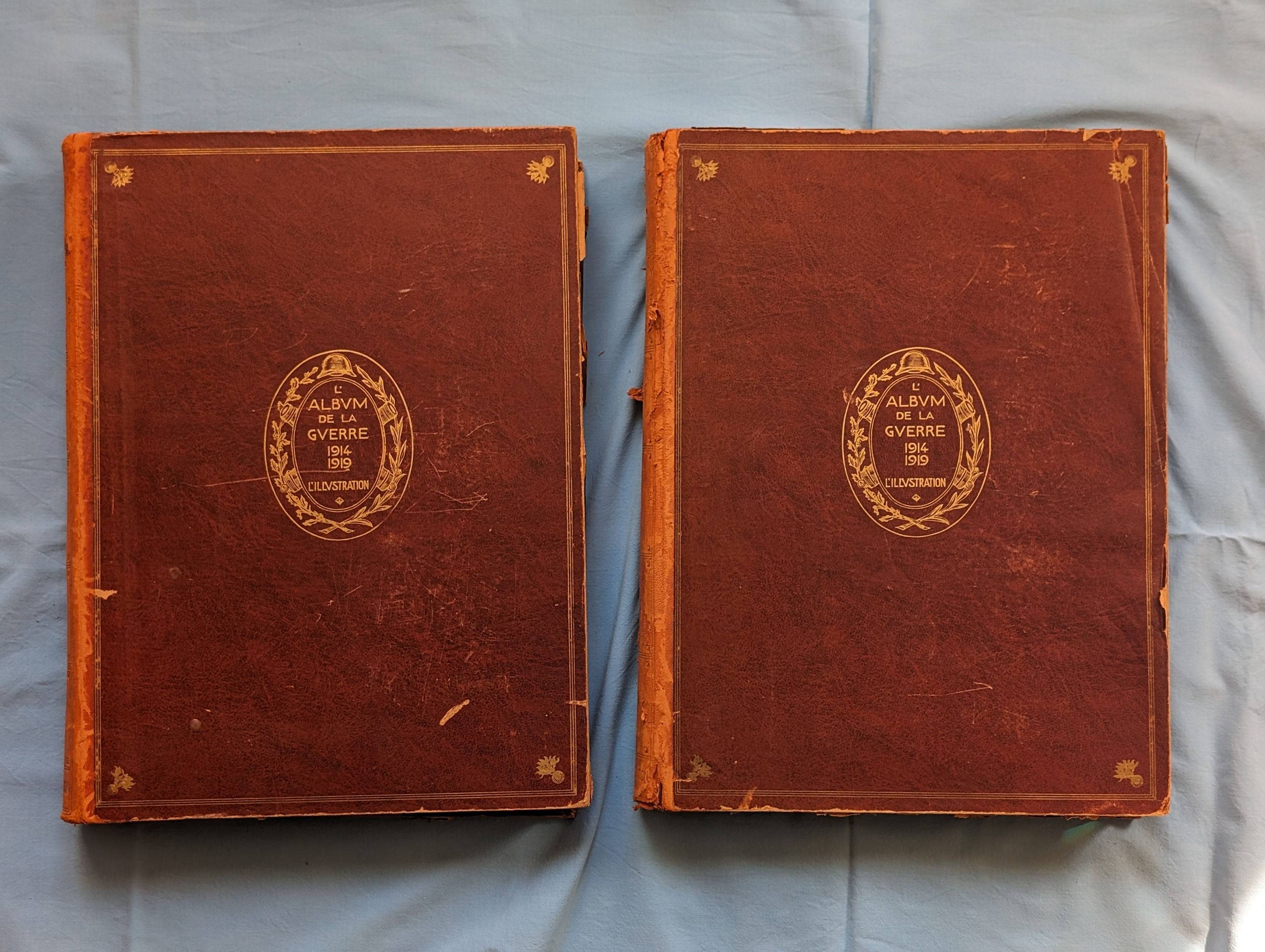 Vends "L’album de la guerre 1914-1918" en deux volumes