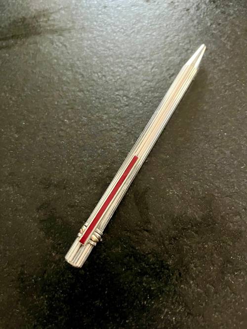 Vends Ancien Stylo bille Vintage CARTIER en argent 925