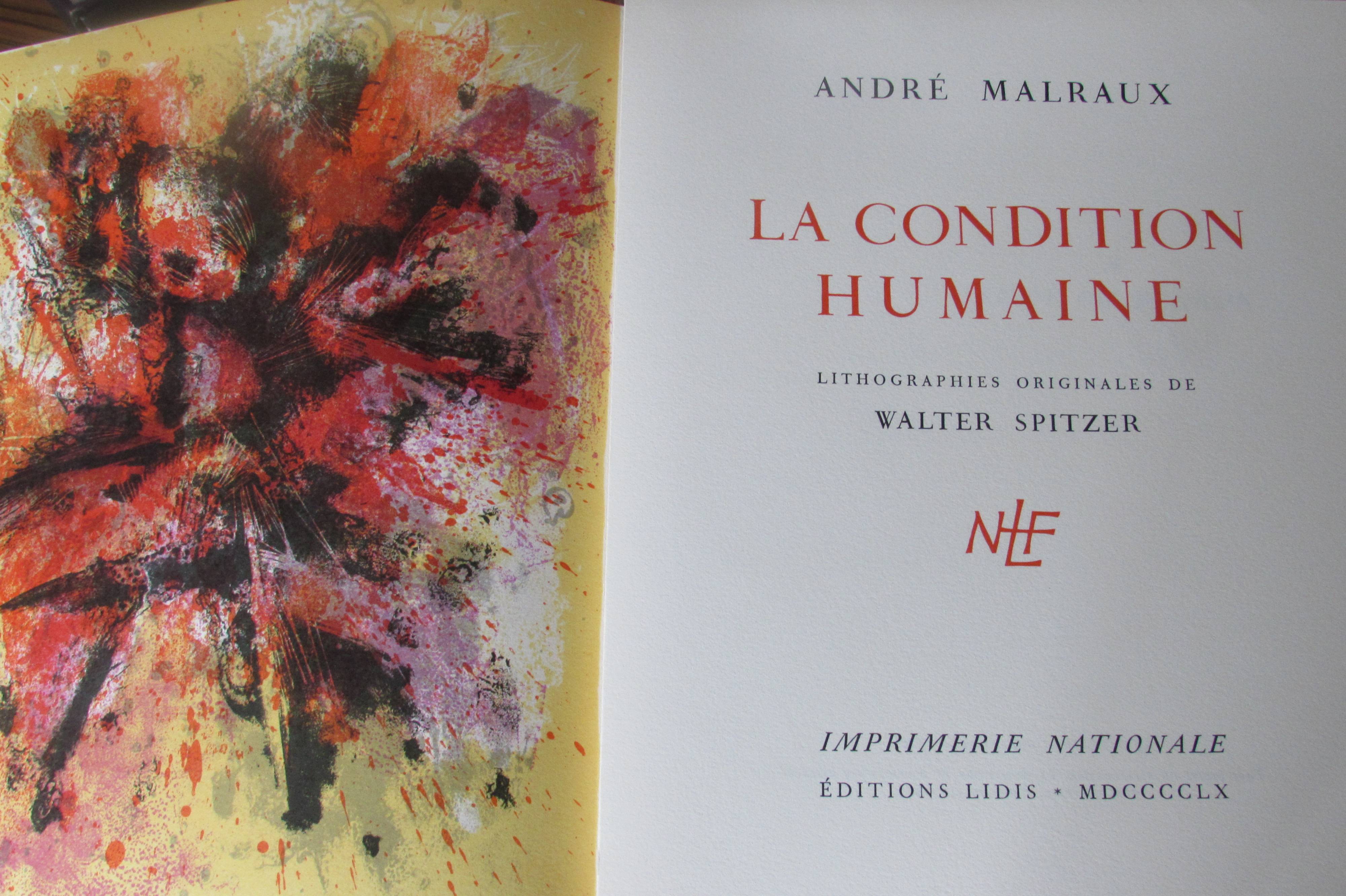 Vends : André Malraux, oeuvre romanesque Dedicacée neuve illustrée par W. Spitzer