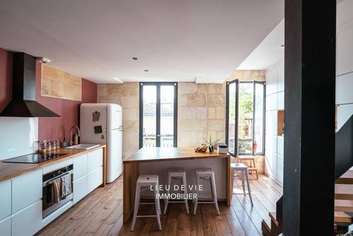Vends appartement duplex rénové - 3 chambres, terrasse - Bordeaux Chartrons · 88m²