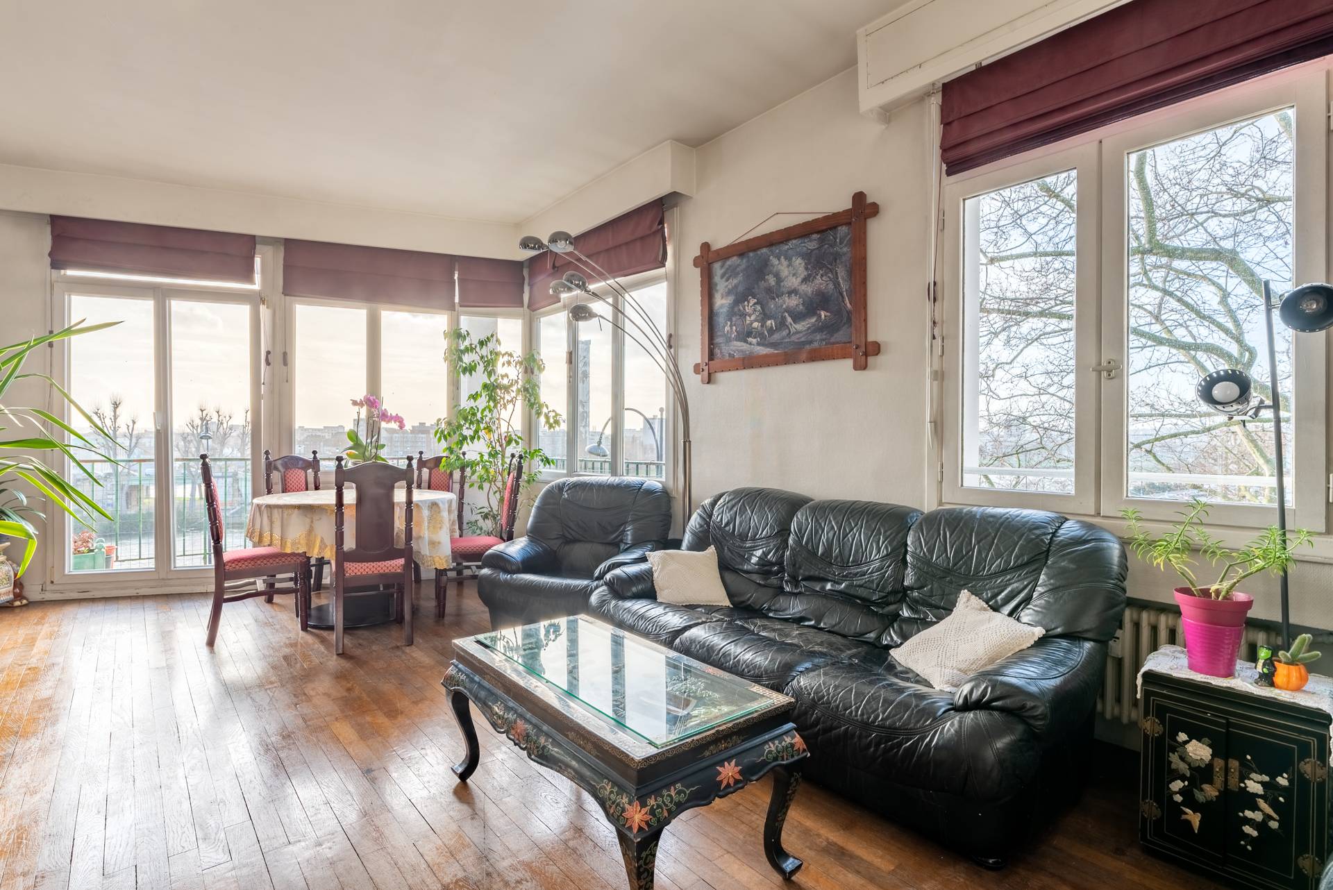 Vends appartement 3ch Rouen rive droite, vue sur Seine, proche République /Saint-Marc/CHU - 88m²