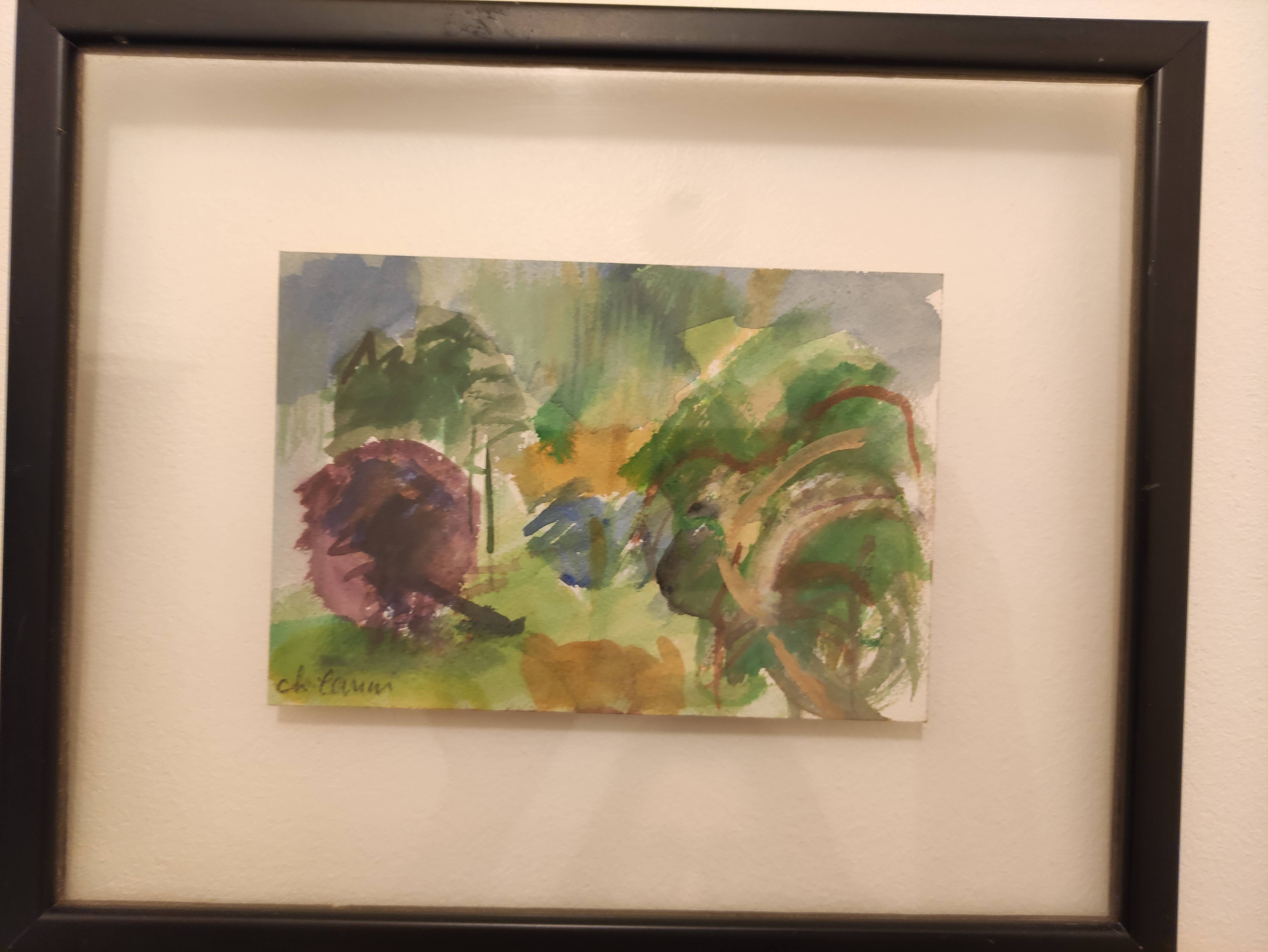 Vends aquarelle signée Chantal Carron