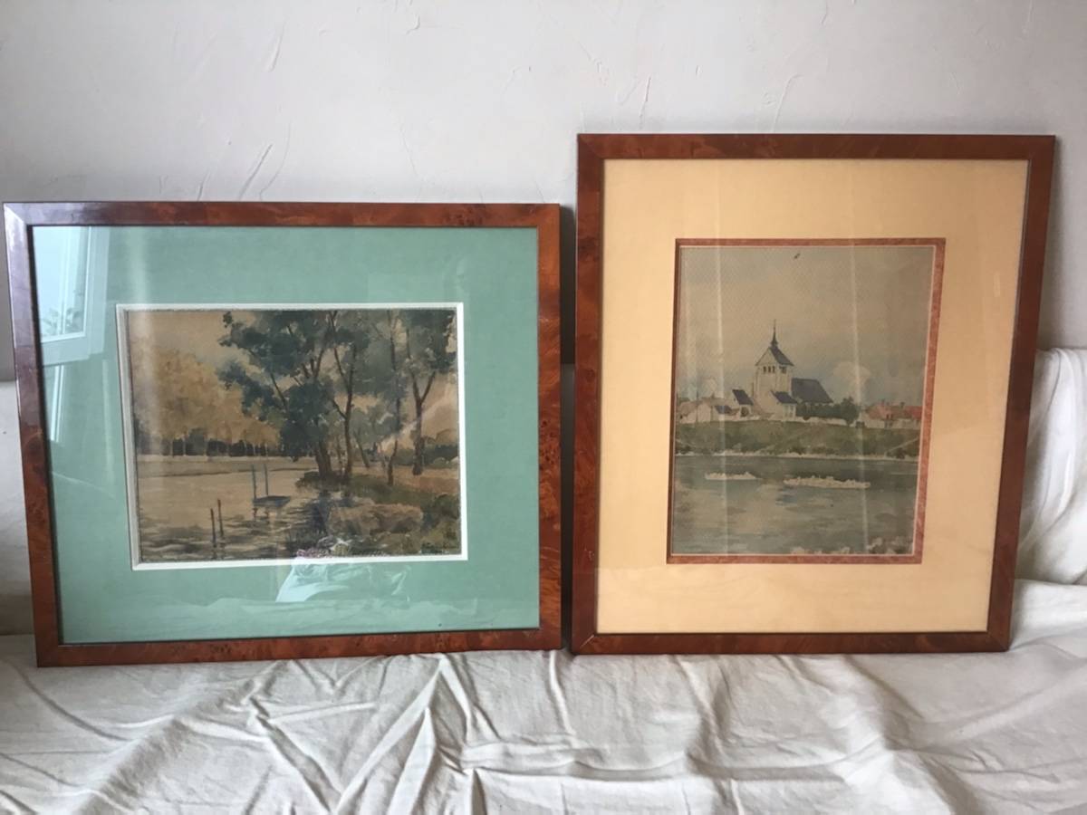 Vends 2 aquarelles