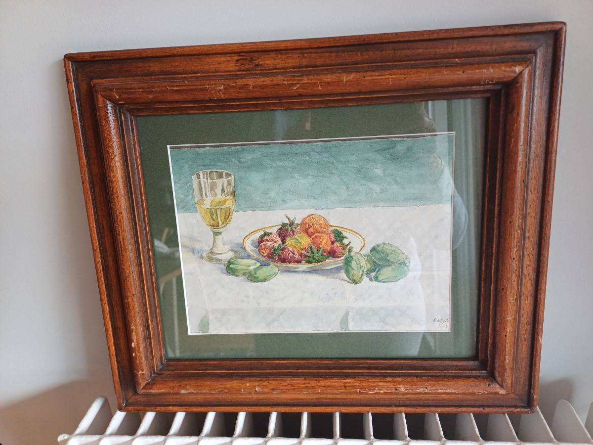 Vends aquarelles sous verre et encadrées