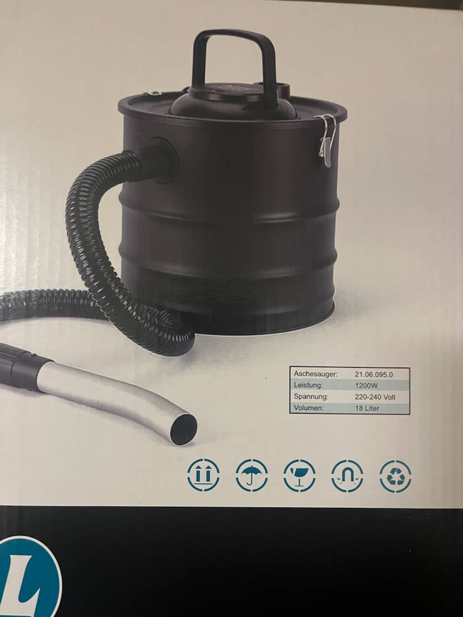 Vends aspirateur à cendres neuf pro 1200 watts