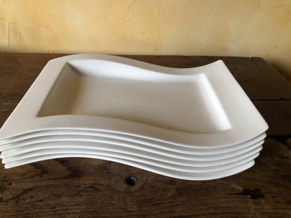 Vends assiettes rectangulaire Villeroy & Boch