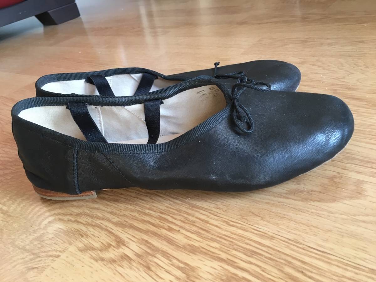 Vends ballerines en cuir 38 noir, Opéra National de Paris