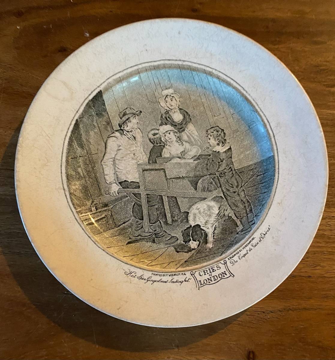 Vends belle assiette décorative Cries of London