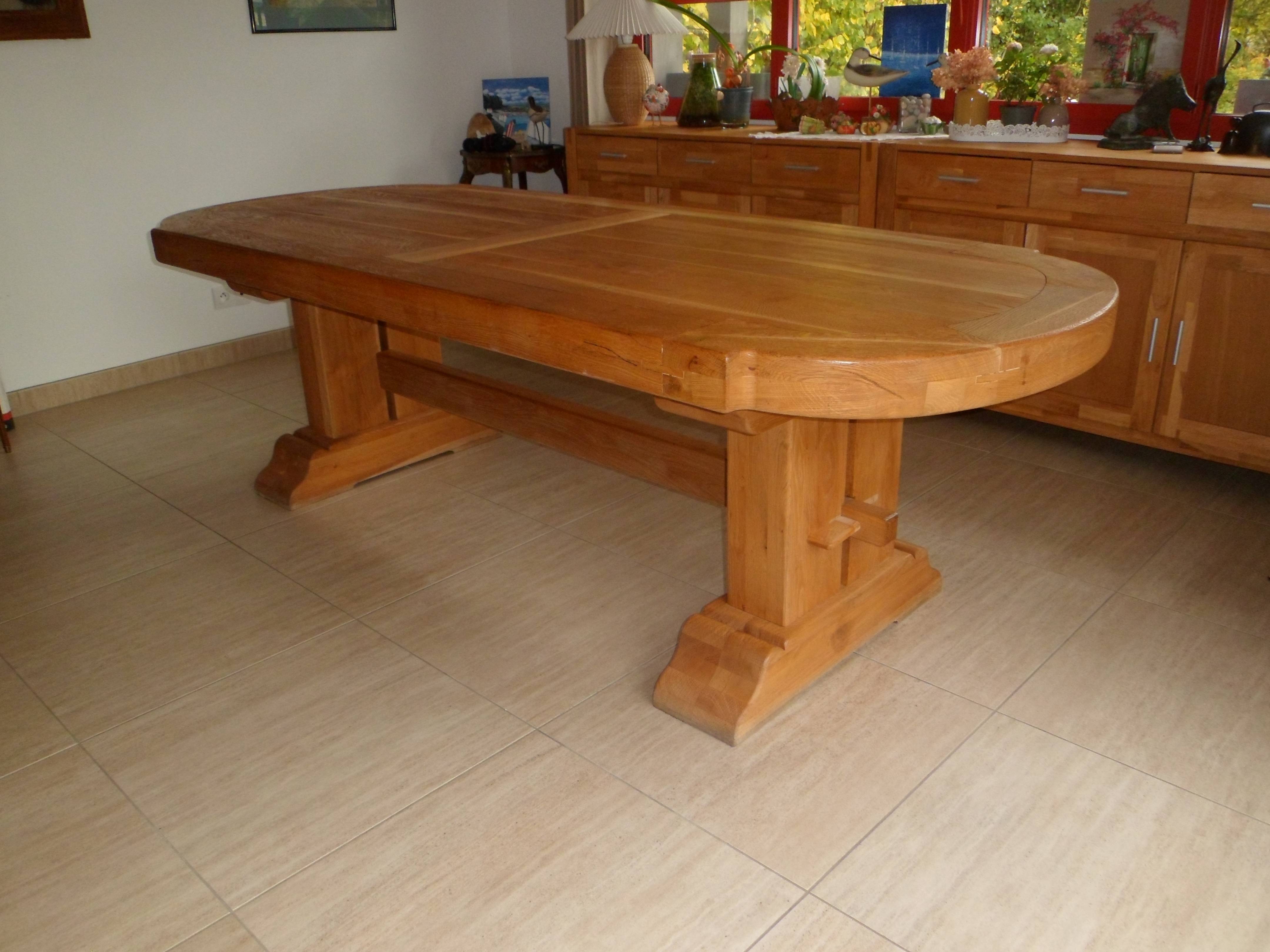 Vends belle table de Salle à Manger en Chêne massif on Gens de Confiance