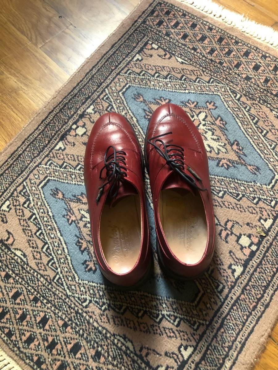 Vends de belles chaussures Paraboot femme rouges - Pointure 37