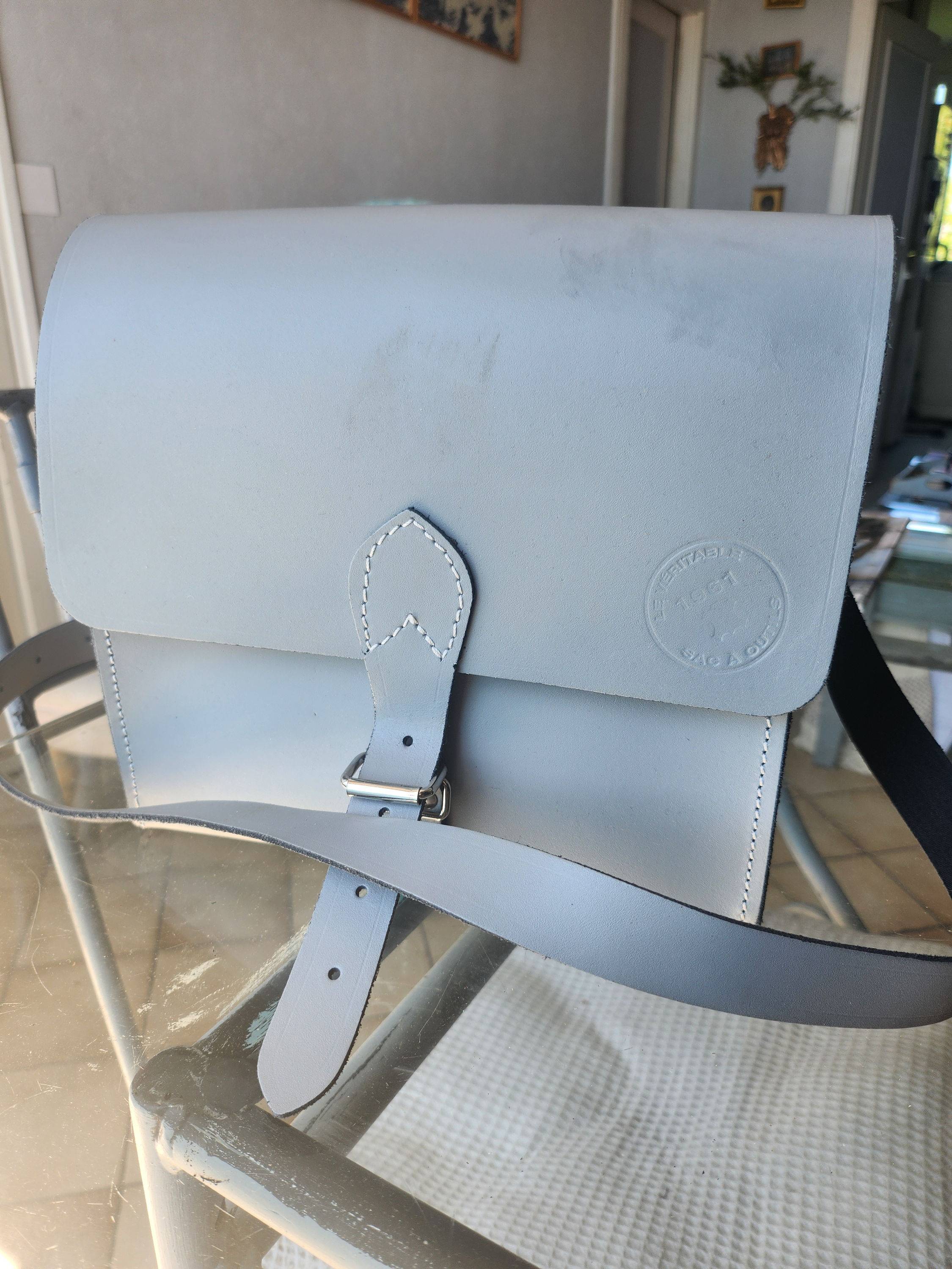 Vends sac besace bandoulière gris bleu