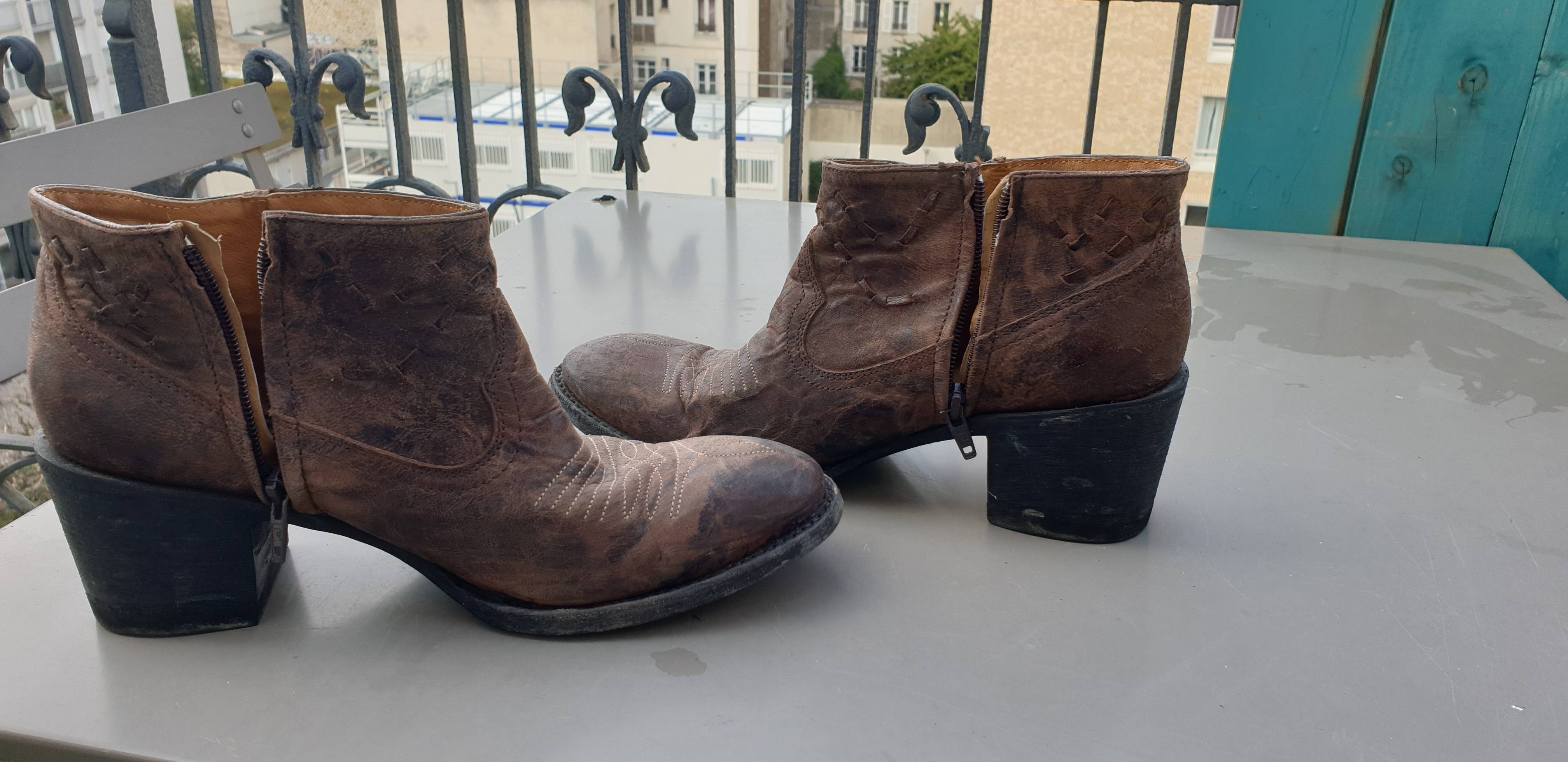 Vends boots style mexicain - Pointure 39