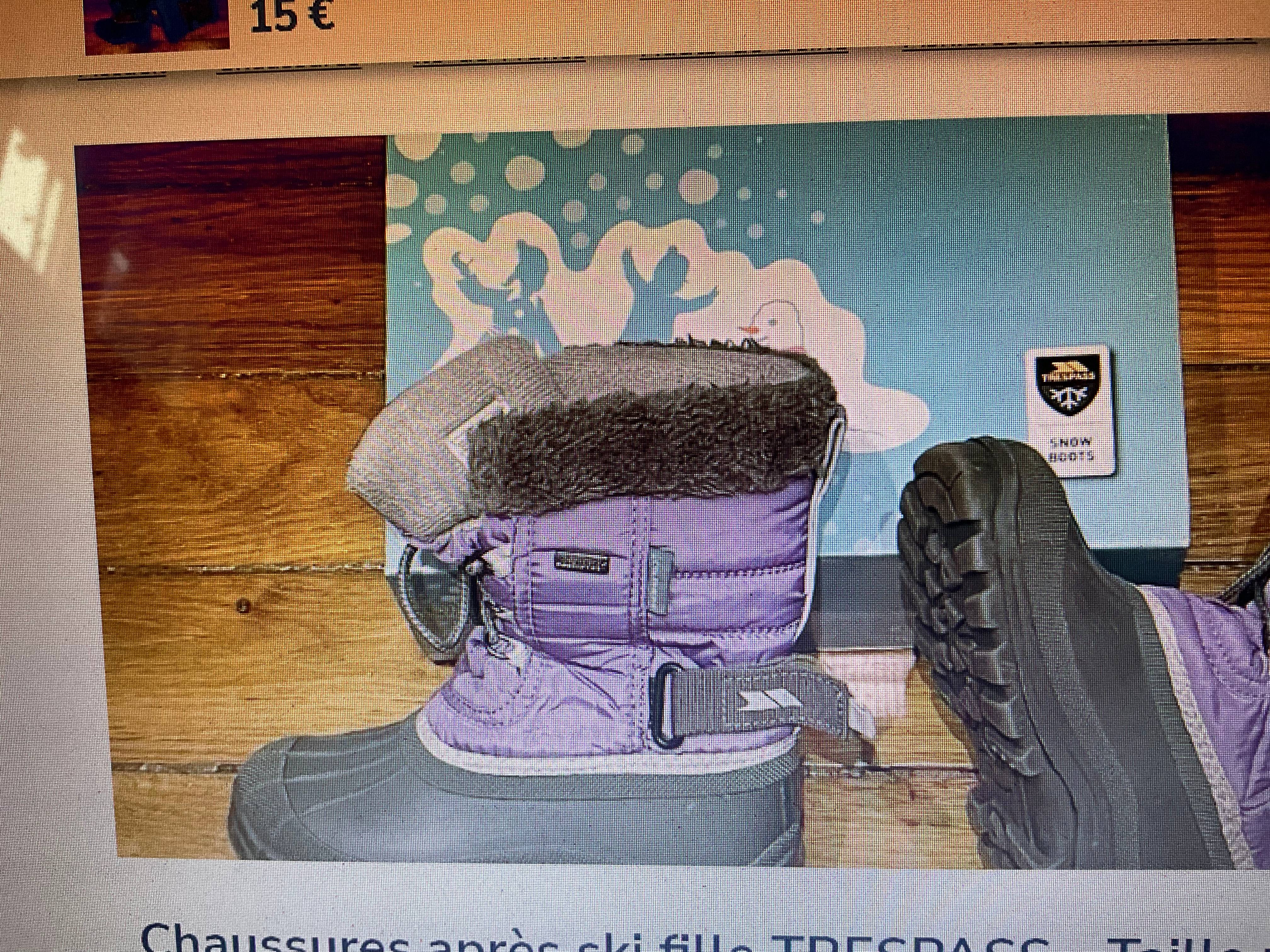Vends bottes de ski fille « Trespass » taille 32