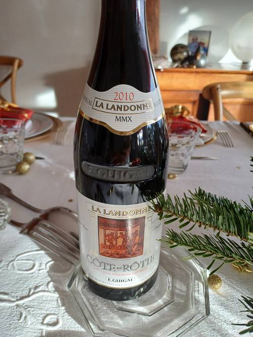 Vends bouteille vin La Landonne