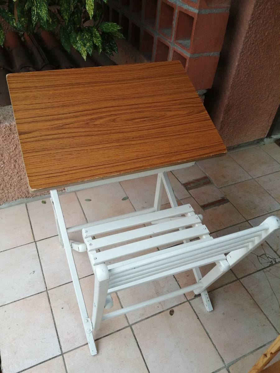 Vends bureau pupitre vintage bois