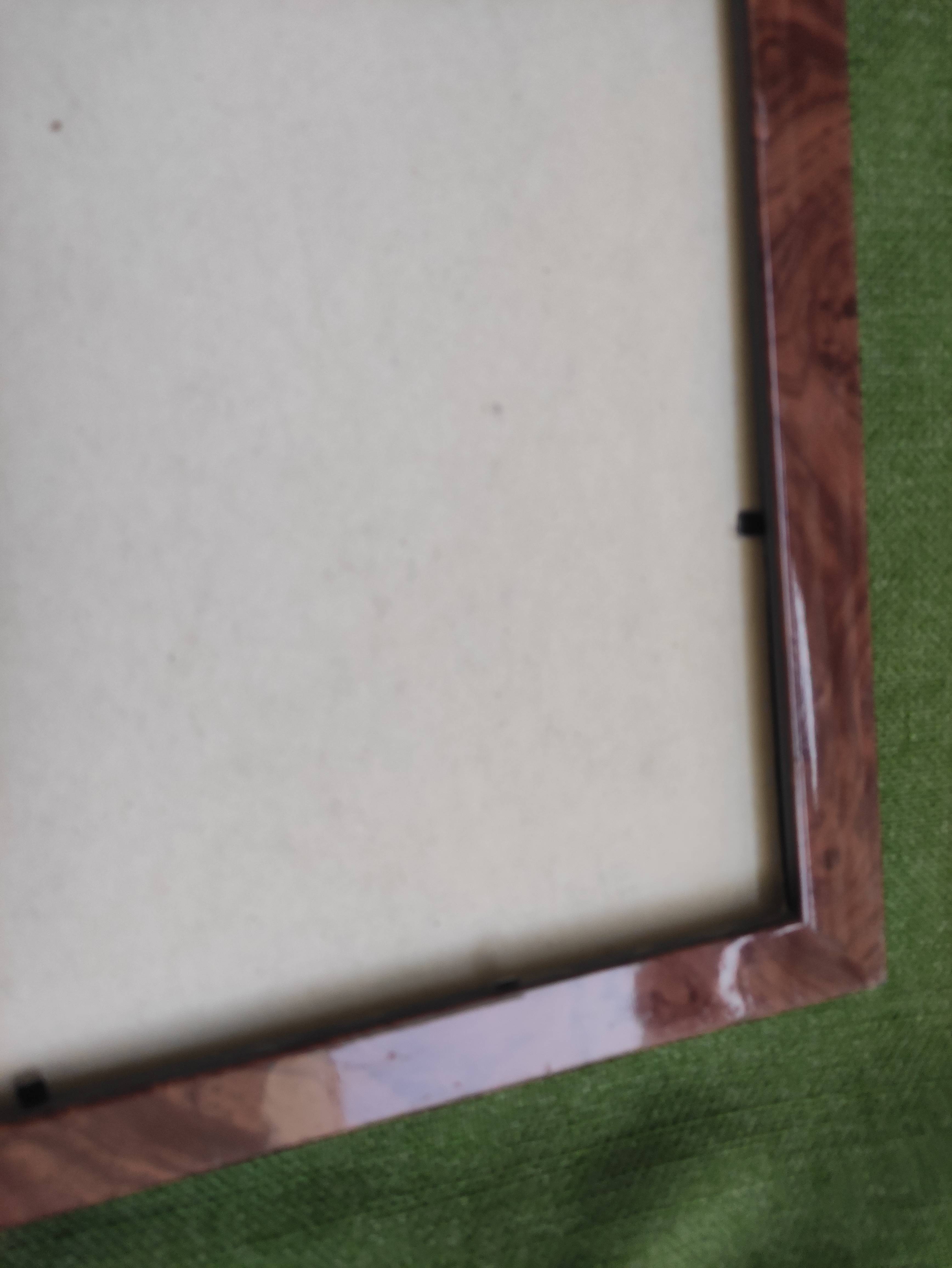 Vends cadre marron pour photo ou tableau