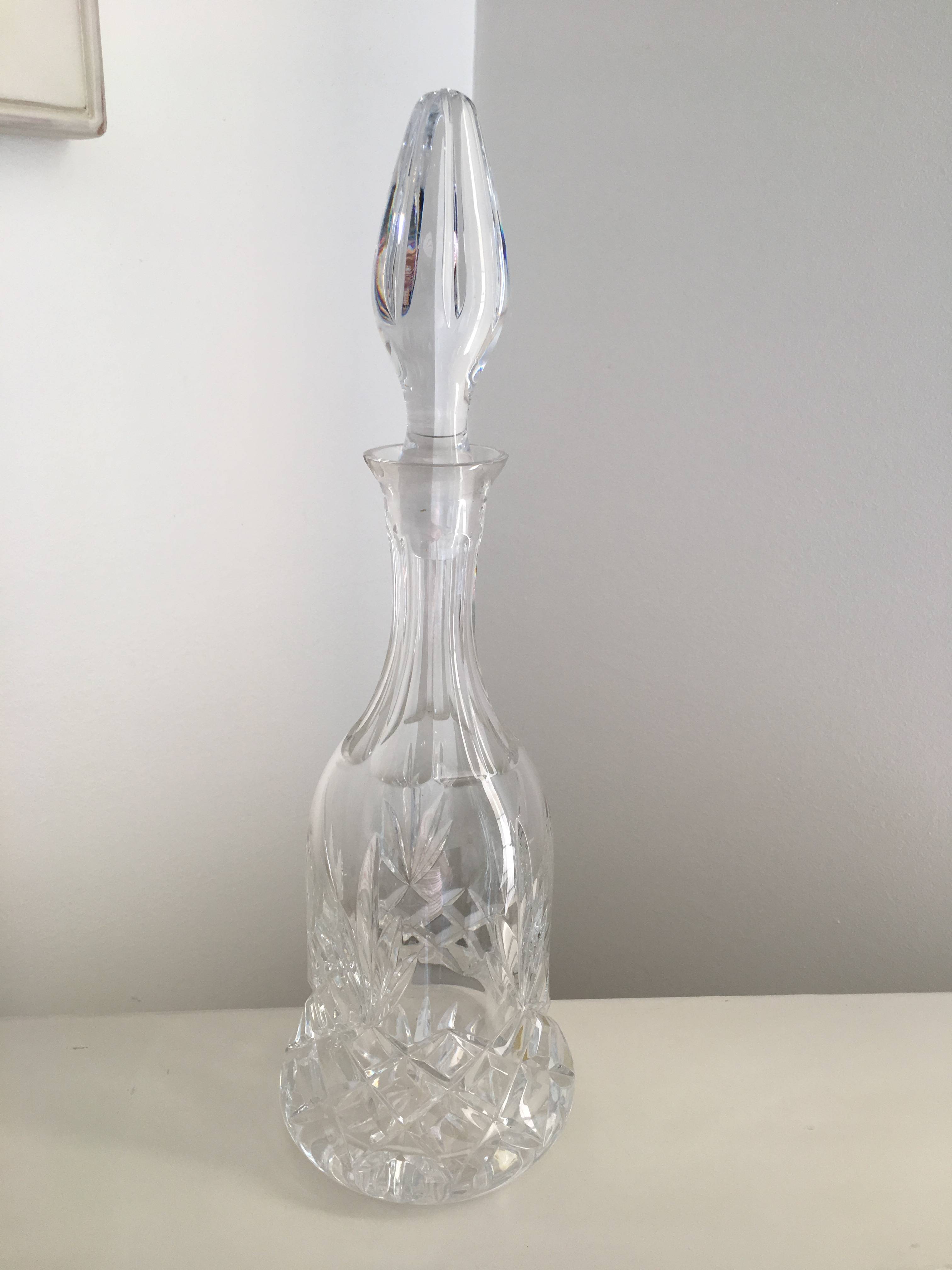 Vends carafe en cristal
