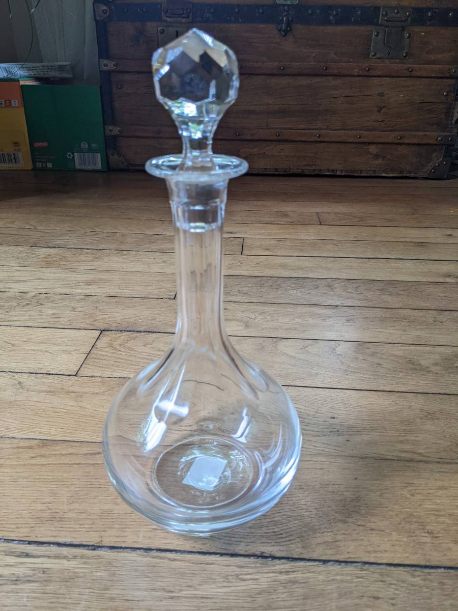 Vends carafe en cristal Val Saint Lambert