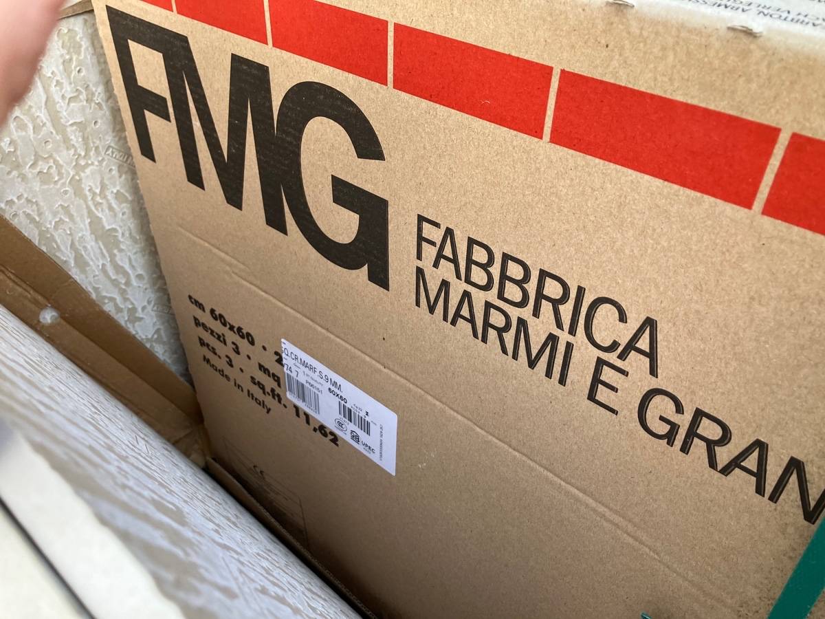 Vends carrelage italien haut de gamme - beige / écru