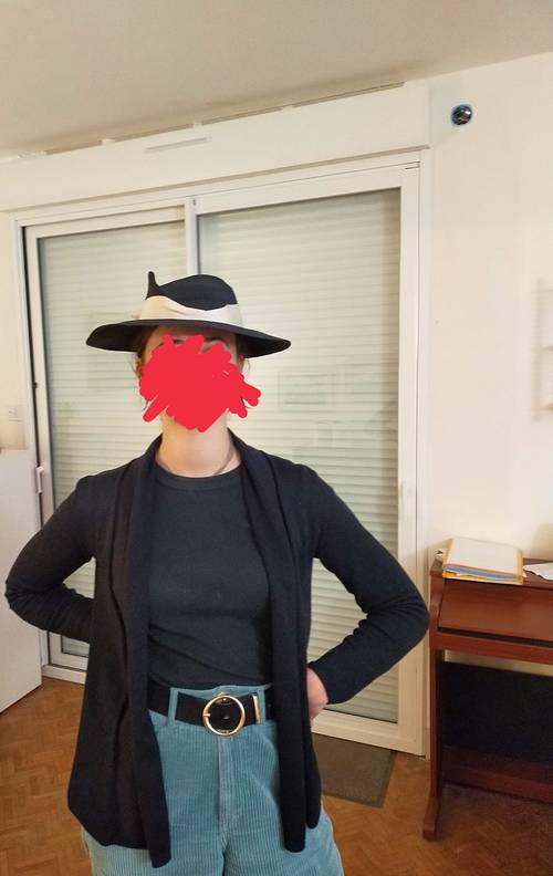 Vends chapeau femme années 50 - Taille 57