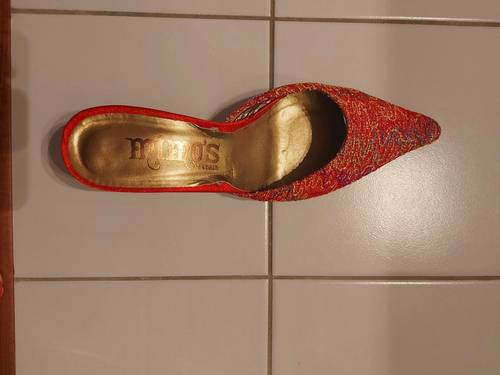 Vends chaussures neuves sandales de soirée rouge-Pointure 37