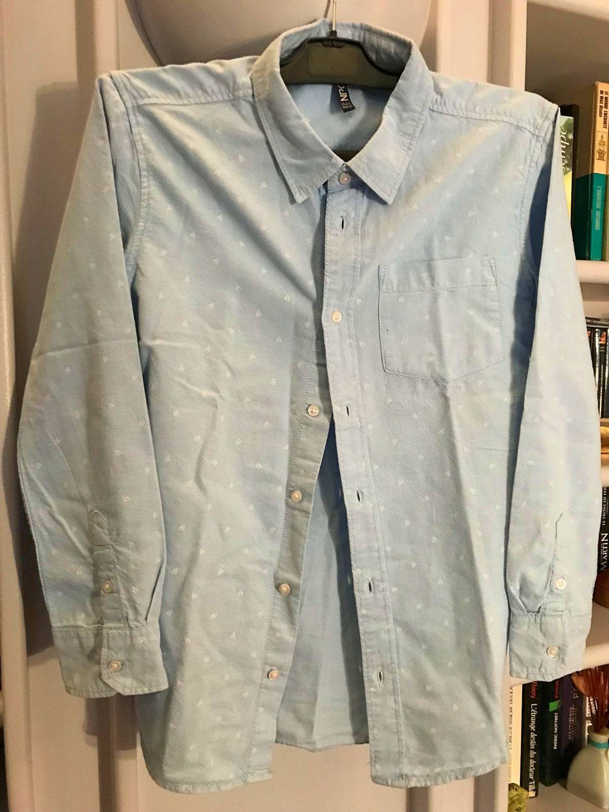 Vends chemise NPO Garçon 14 ans bon état